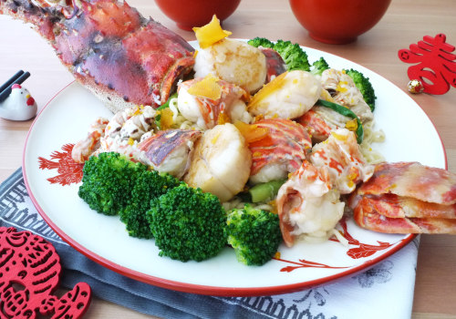 A Delicious Dried Scallop and Lobster Stir Fry Recipe
